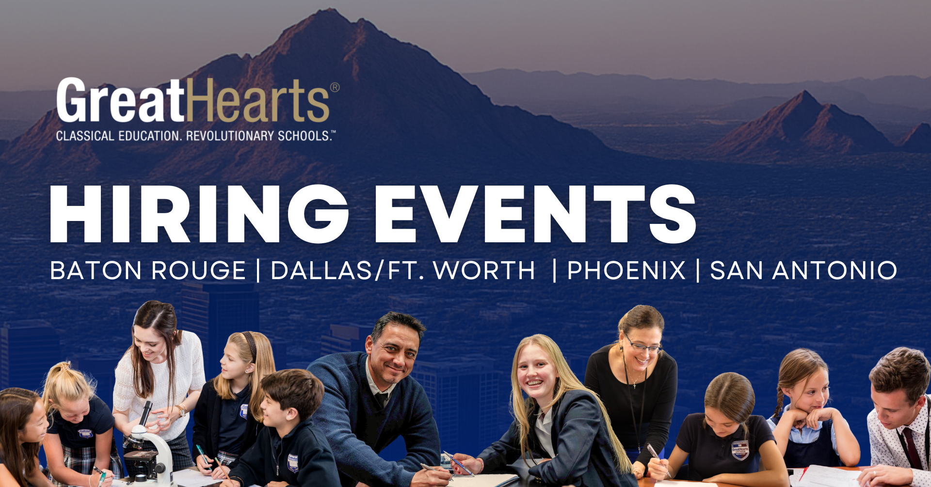 Great Hearts Hiring events