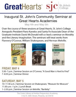 Inaugural St. John’s Community Seminar at Great Hearts Academies