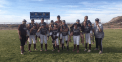 Trivium Knights Softball team posing