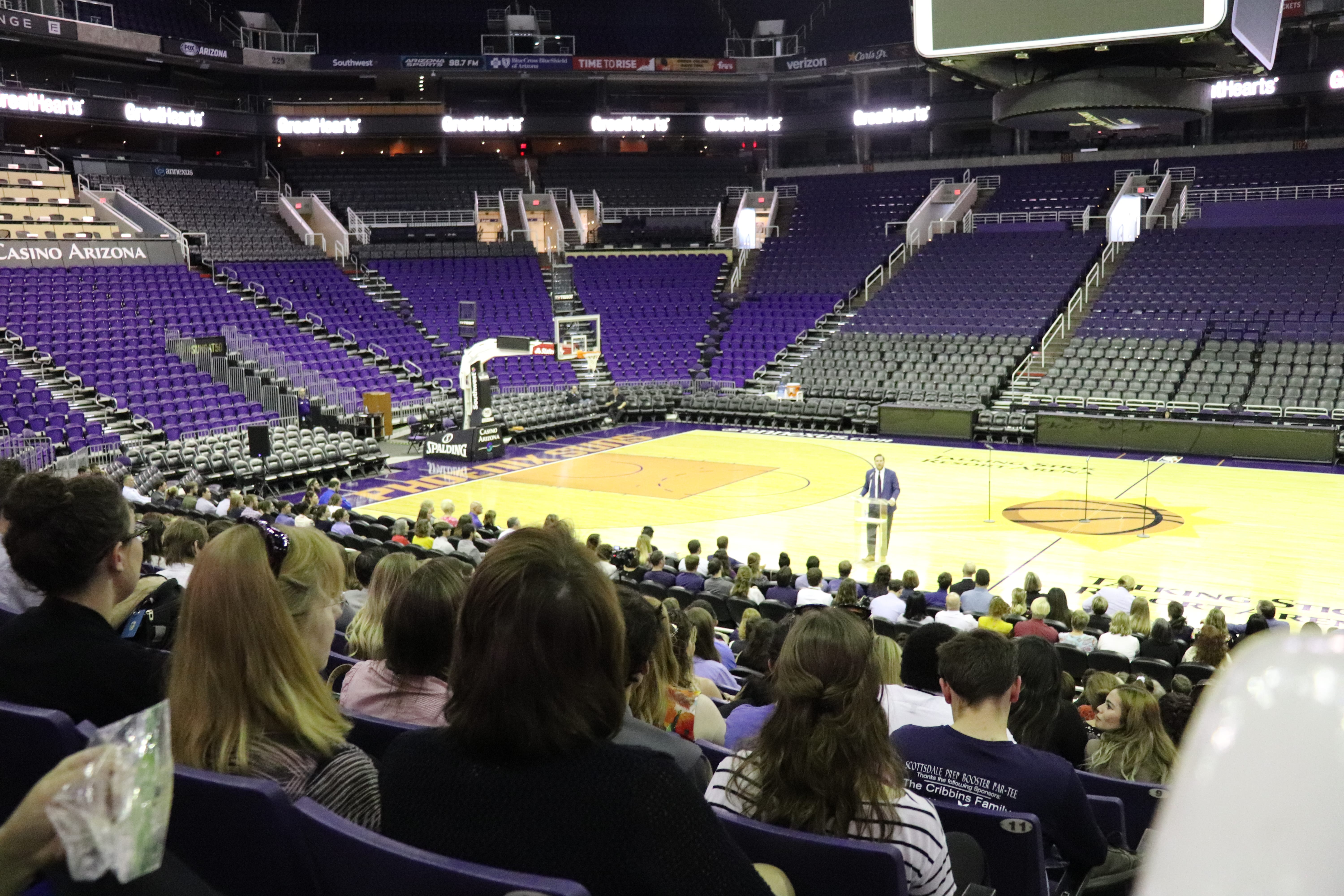 Erik Twist addresses Great Hearts faculty members at the Great Hearts Summit in Arizona