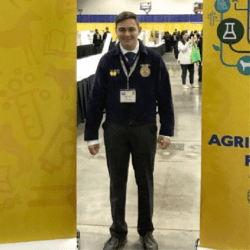 Cole Lozon places in Top 3 in the nation for his FFA Agriscience Fair Project