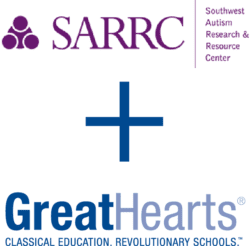 SARRC logo and Great Hearts logo