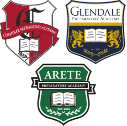 chandler prep crest, glendale prep crest, arete prep crest