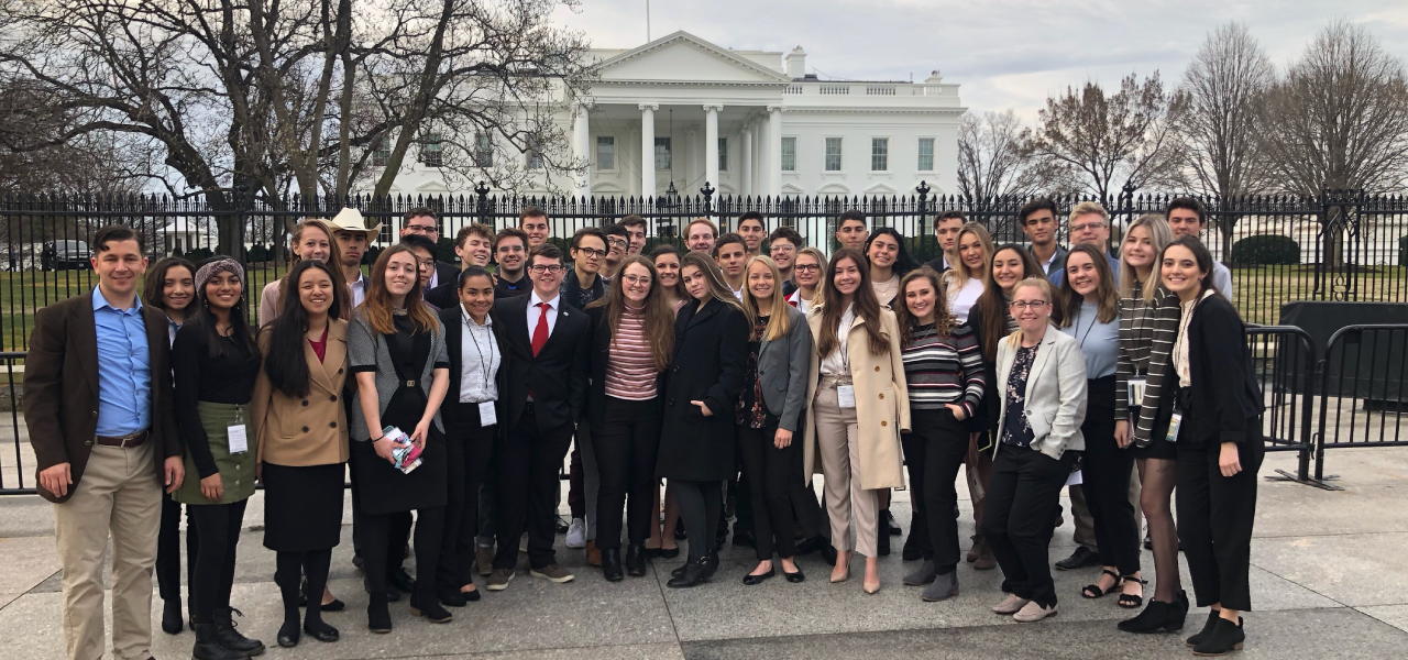 Great Hearts students at the White House