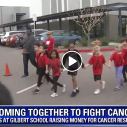 Students walk in relay for life