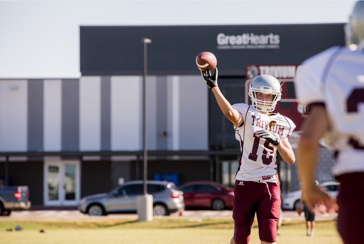 varsity football practice