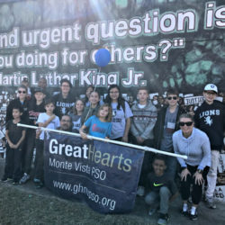 Great Hearts Monte Vista students at MLK march