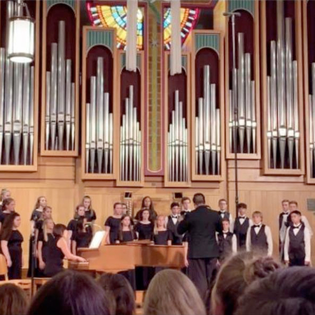 Veritas Prep's Middle School Elite Choir earns a superior rating
