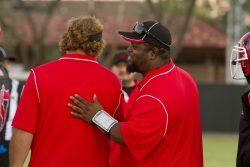 coaches on sidelines