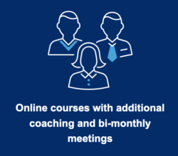 Online courses with additional coaching