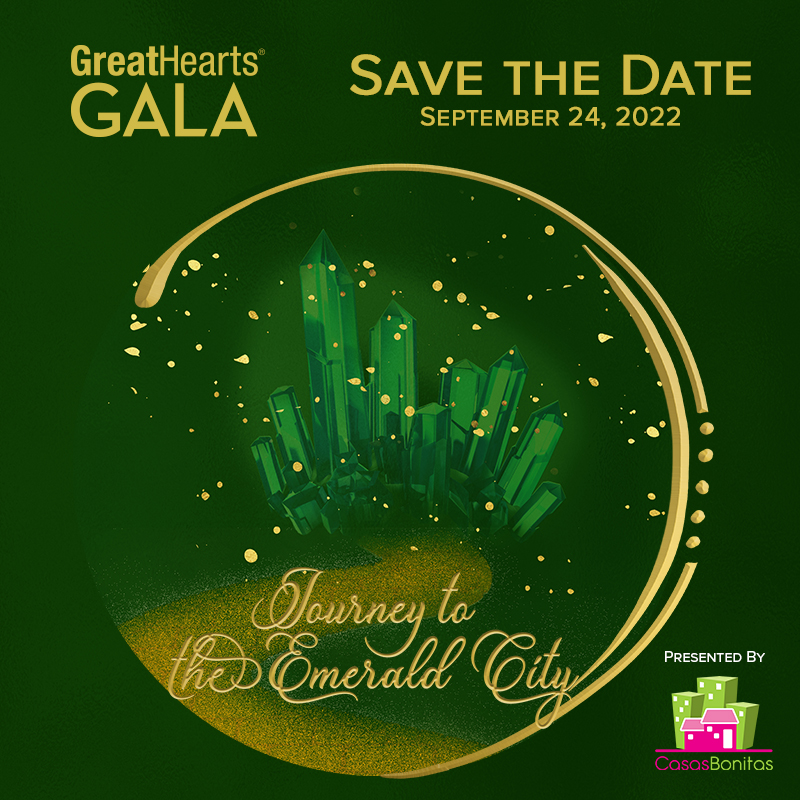 Great Hearts Gala Save the Date, Sept. 24, 2022