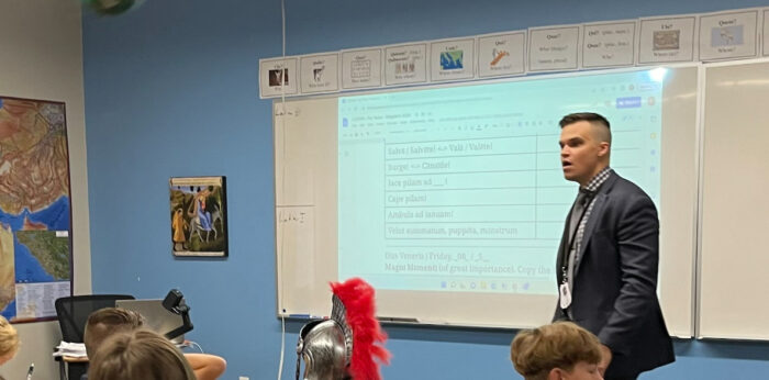 John Fowler in Classroom