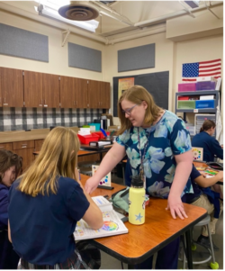 Scottsdale Prep teacher and student