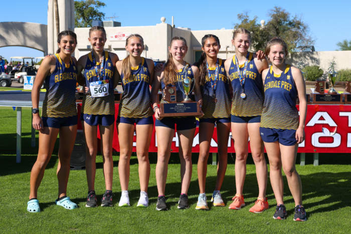 Glendale Prep Girls Cross Country Team