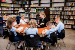 reading group in the library