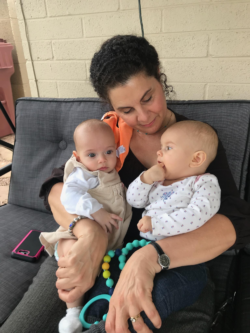 Jackie Labadie with grandchildren