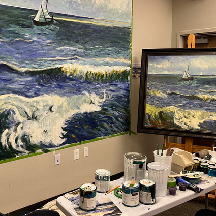 Van Gogh Mural at Glendale Prep