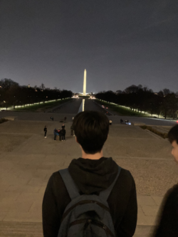 Senior at the Washington Monument