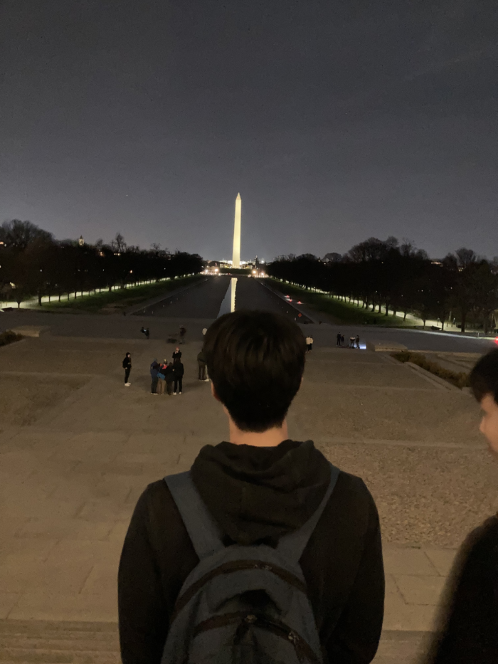 Senior at the Washington Monument