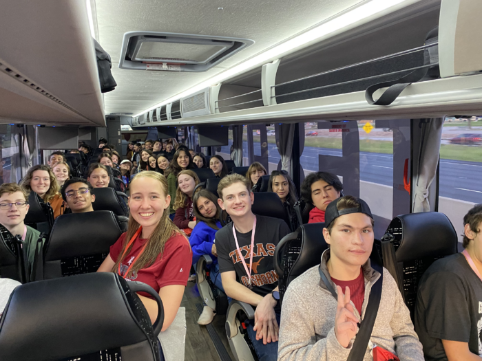 Texas Scholars traveling to college visits