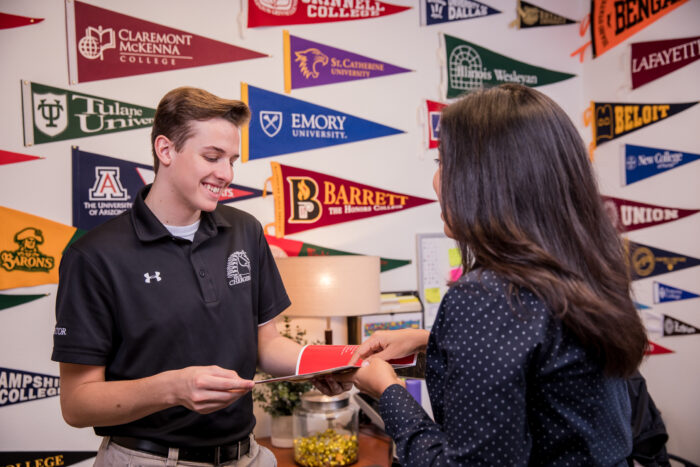 Student with College Counselor