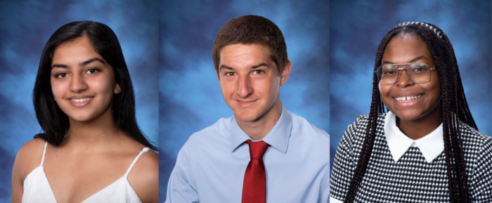 Three Chandler Prep Graduate Portraits