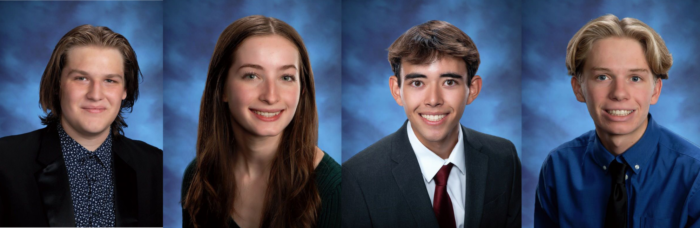 Four Chandler Prep Graduate Portraits