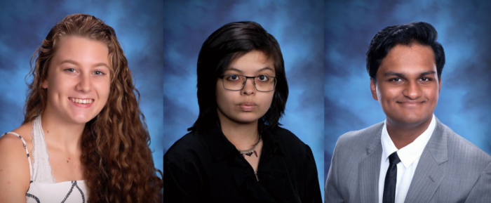 Three Chandler Prep Graduate Portraits