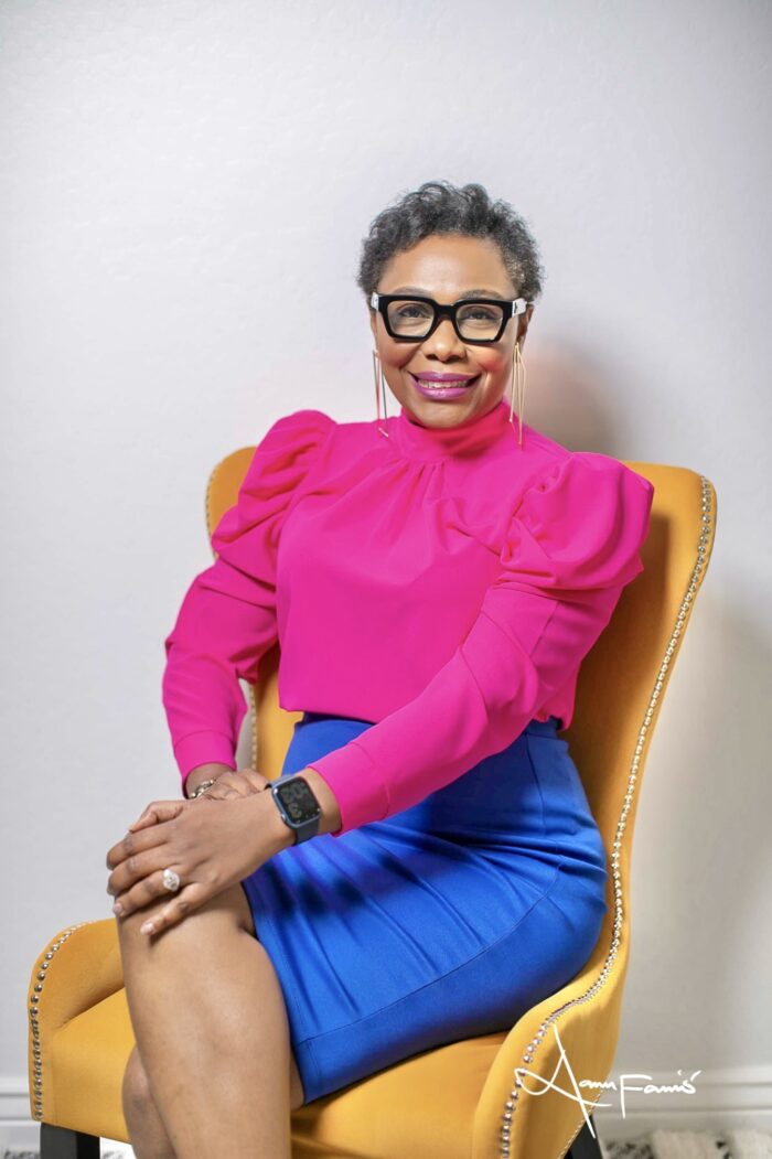 Portrait of Dr. Toyin Atolagbe, the Executive Director of Great Hearts Christos