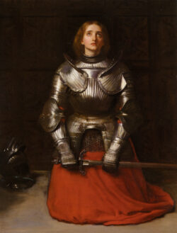 The painting, Joan of Arc by John Everett Millais