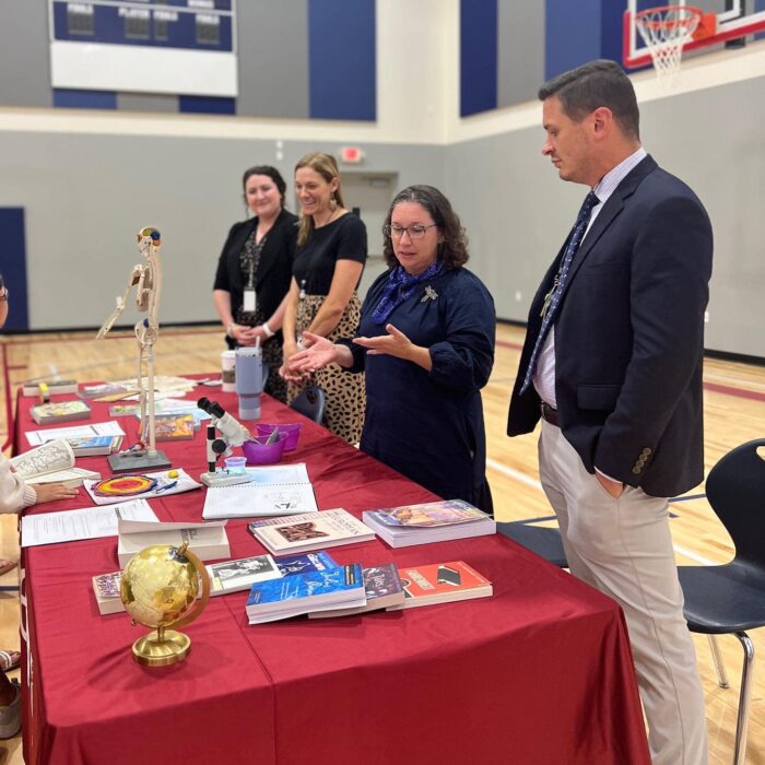 Presenters at Great Hearts Harveston Info Night