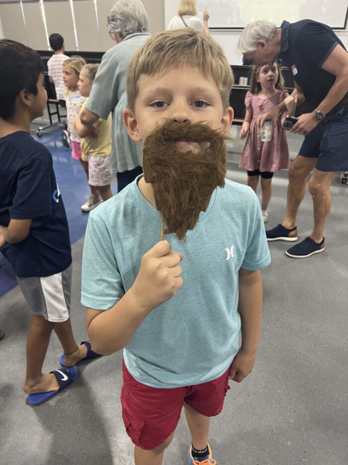 Student at Grandparents Day Celebration