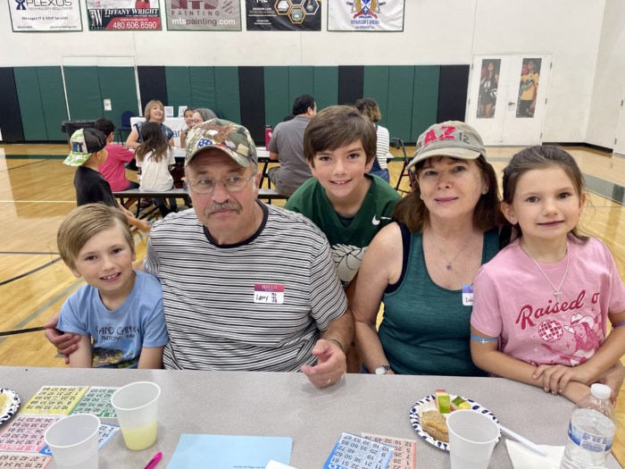 Family at Grandparents Day Celebration