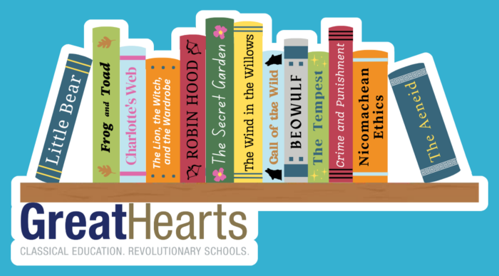 Literature sticker created by Laura Scott