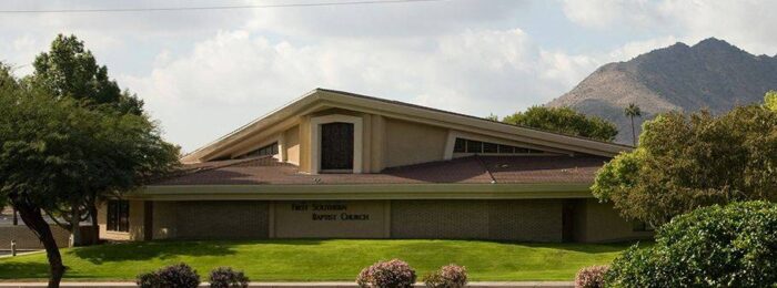 Exterior of First Southern Baptist Church in Scottsdale