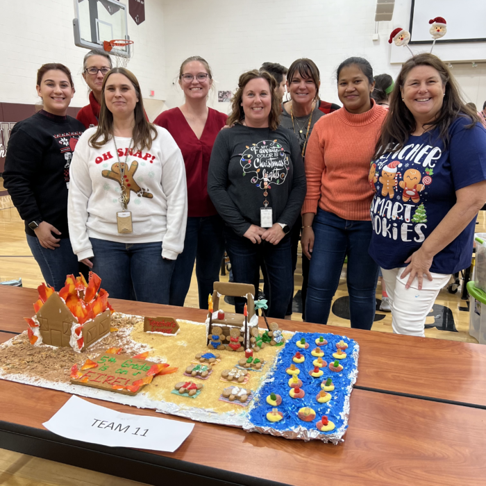 Overall winners of the Trivium Gingerbread Competition