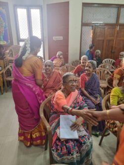 Chandler Prep student performing in India for senior citizens