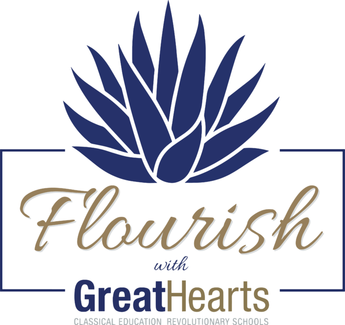 Flourish with Great Hearts logo