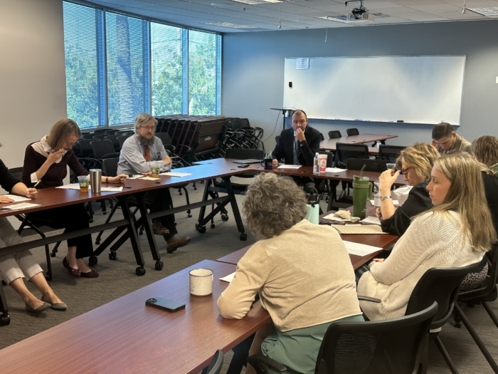 Home Office staff engaging in seminar