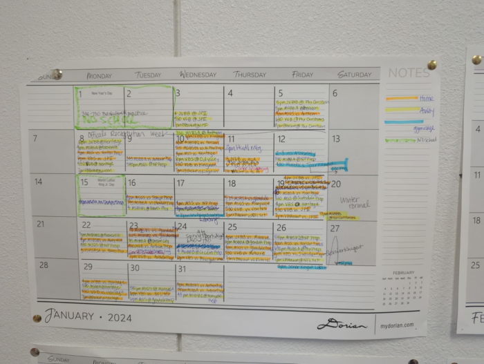 Athletic Director Calendar