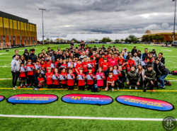 2023 Barca Soccer Camp group photo on field