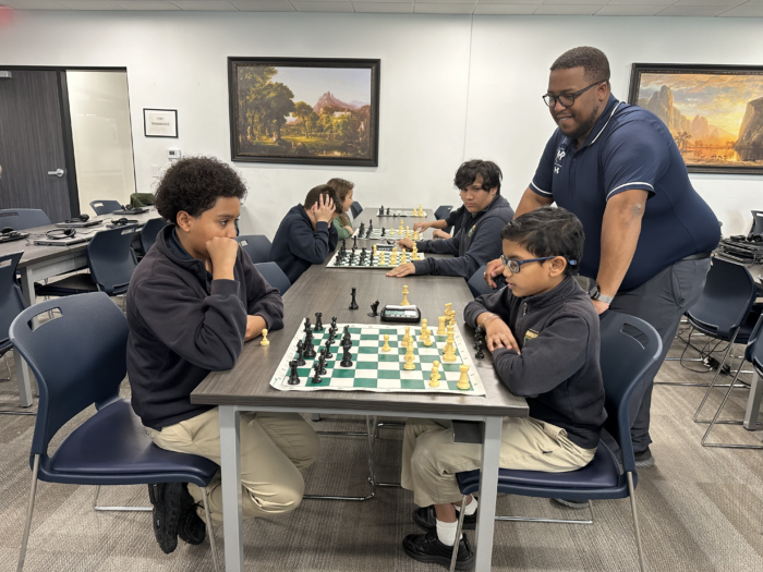 Maryvale Chess Team during a practice