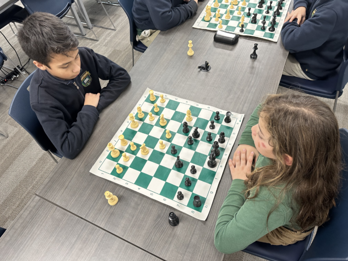 Maryvale Chess Team during a practice