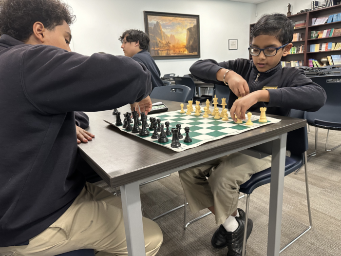 Maryvale Chess Team during a practice