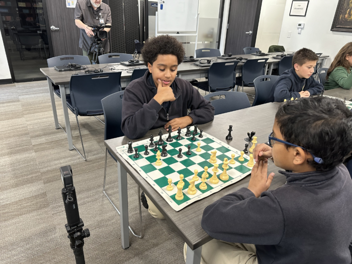 Maryvale Chess Team during a practice