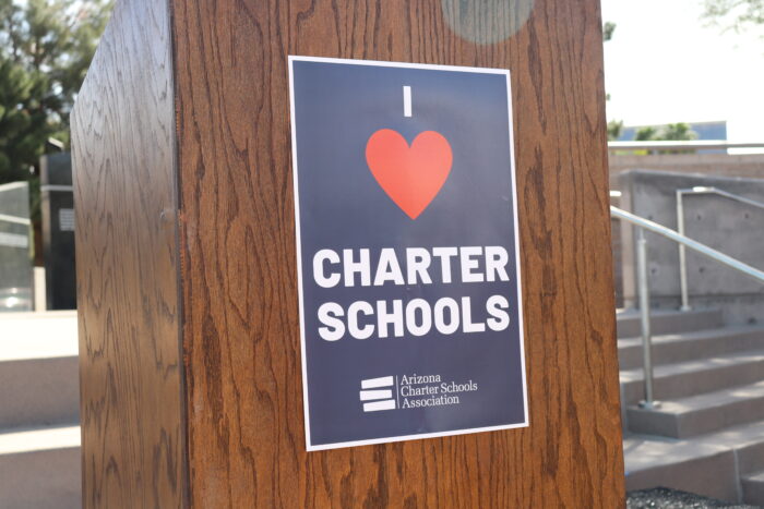 "I Love Charter Schools" poster
