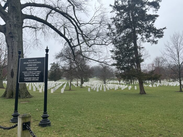 Gravesites at Arlington National Cemetery