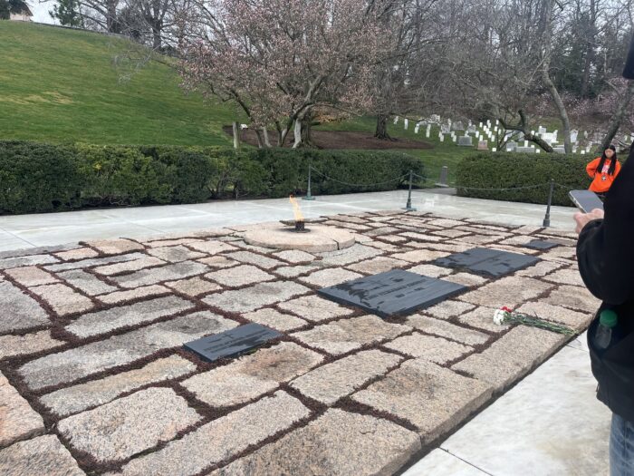 JFK gravesite at Arlington National Cemetery