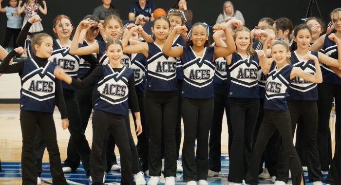 Members of the Great Hearts Roosevelt Spirit Squad