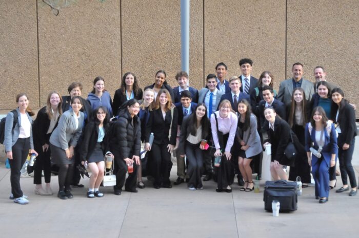 Veritas Prep Mock Trial team photo